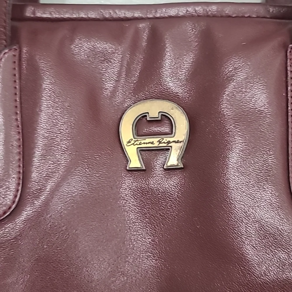 Etienne Aigner Vintage Brick Hobo Purse - Picture 2 of 10